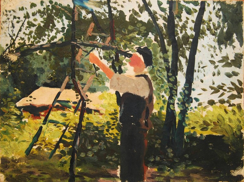 У саду. Етюд, 1910-і