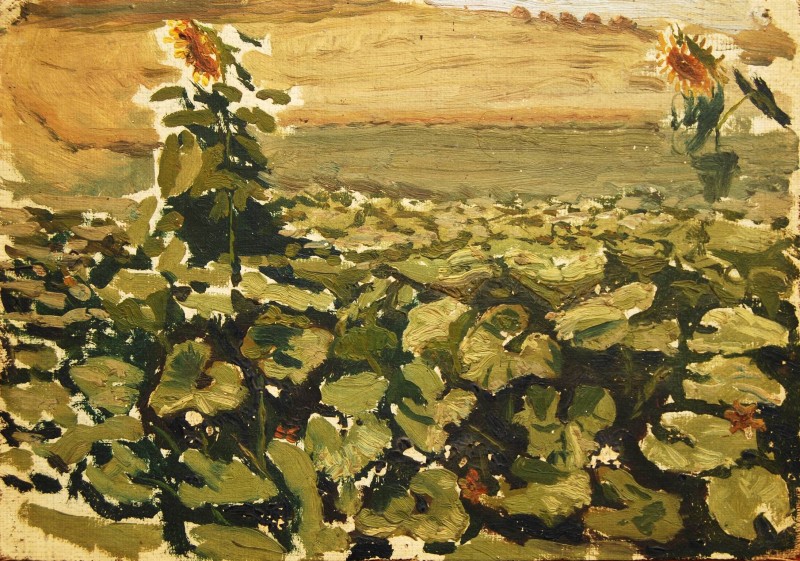 Соняхи в лопухах, 1890-і