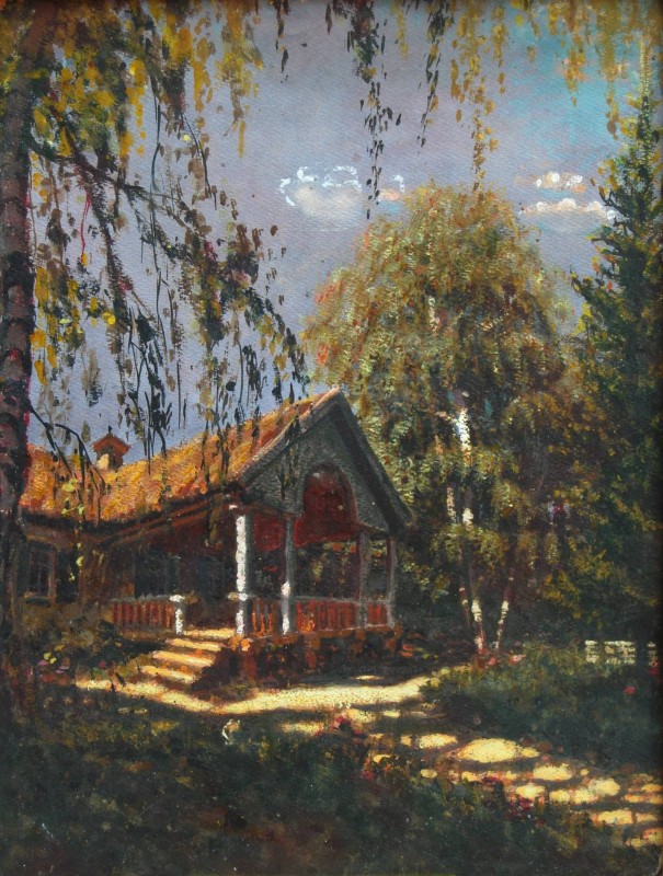 Будинок з верандою в сіні беріз, 1910-і