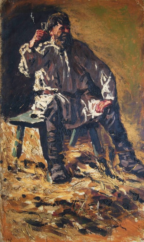 Селянин із чаркою