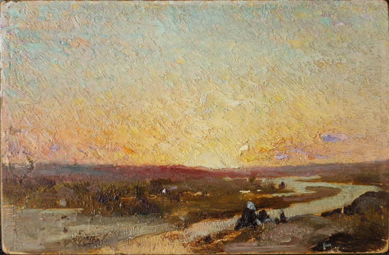 Вечір над річкою, 1885