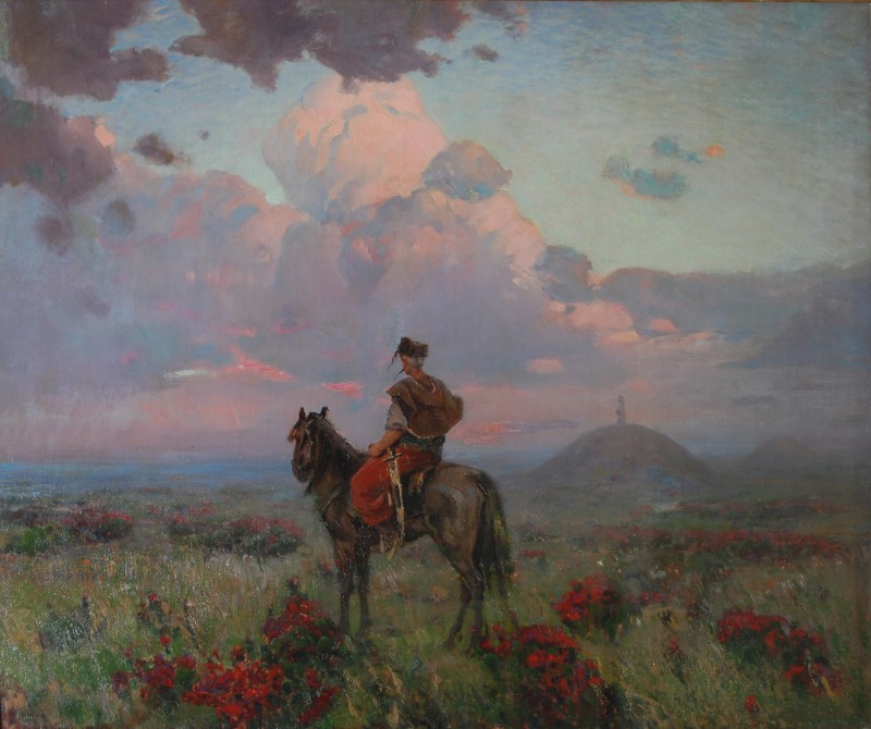 Козак в степу, 1890-і