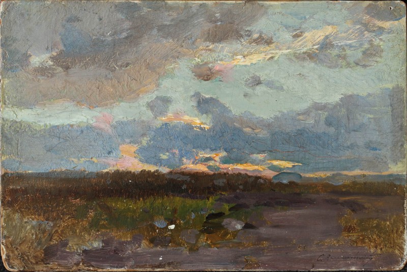 Вечір у степу, 1890-і