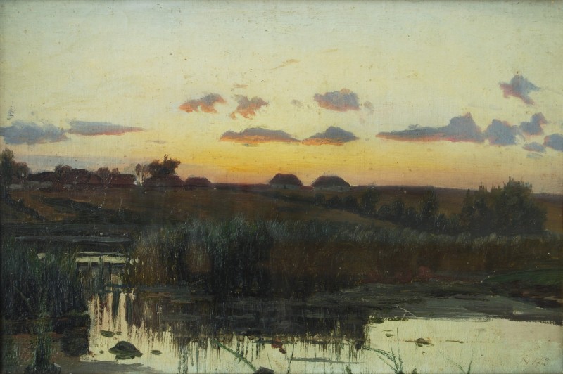 Вечір над річкою. 1890-і