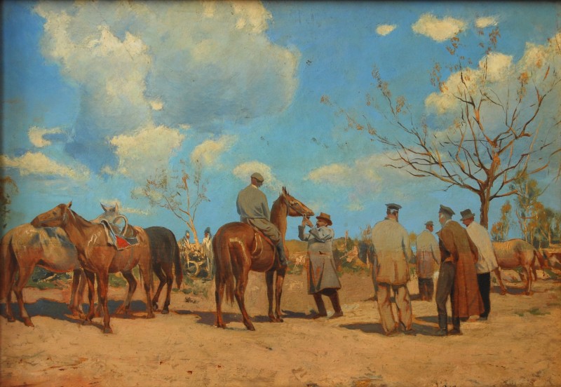 Торг кіньми, 1880