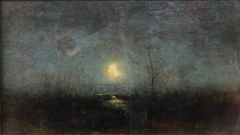Пейзаж з місяцем, 1890