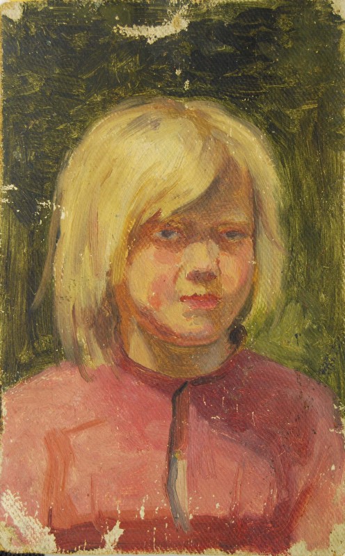 Дівчинка в рожевій сукні, 1910-і