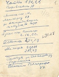 Адреси невідомих осіб