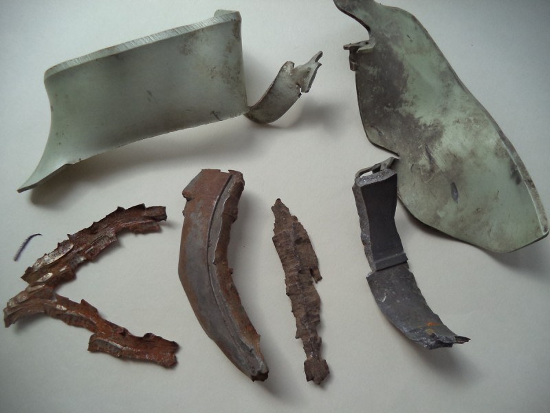 Осколки сучасних снарядів