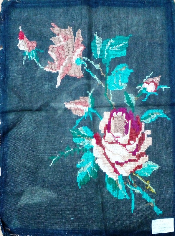 Вишивка. Картина "Троянди"