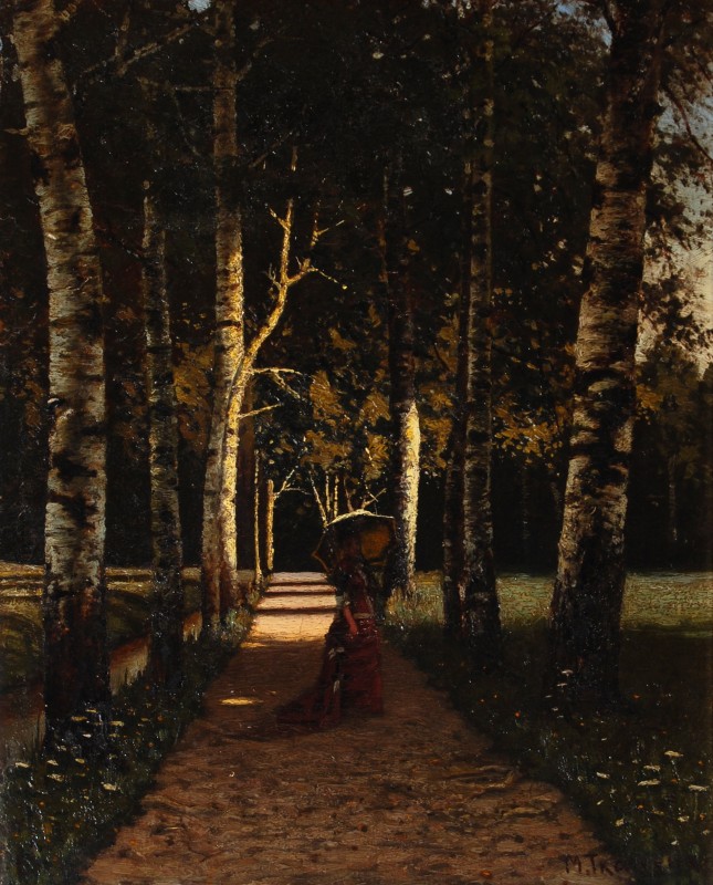 Алея в парку, 1890-і