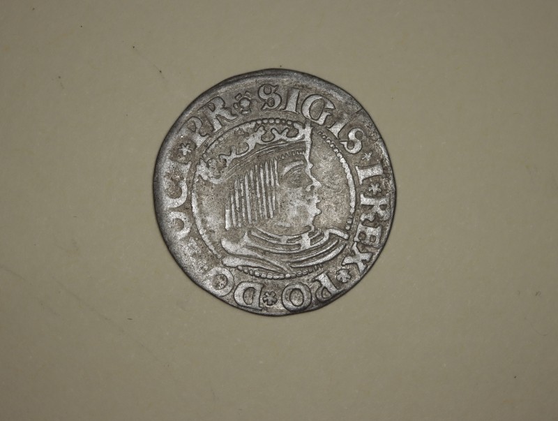 Монета. 1 грош. Сигізмунд І Старий (1506-1548)