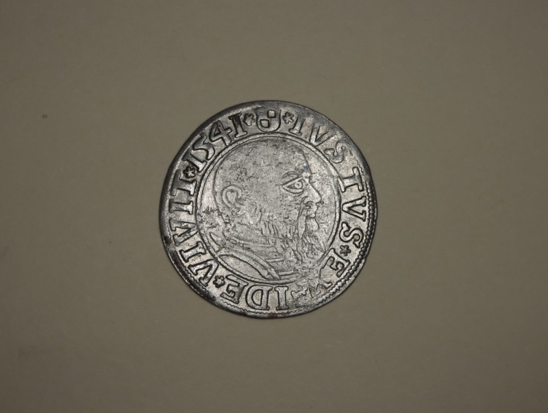 Монета. 1 грош, 1541 р. Альберт Гогенцоллерн (1525-1568). Герцогство Пруссія