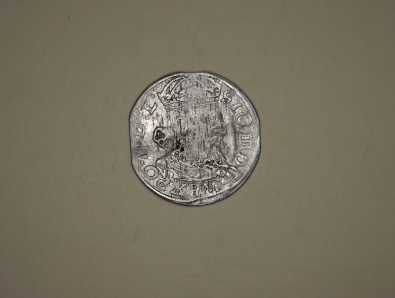 Монета. 1 грош. 1627 р. «Литва». Сигізмунд ІІІ Ваза (1587-1632)
