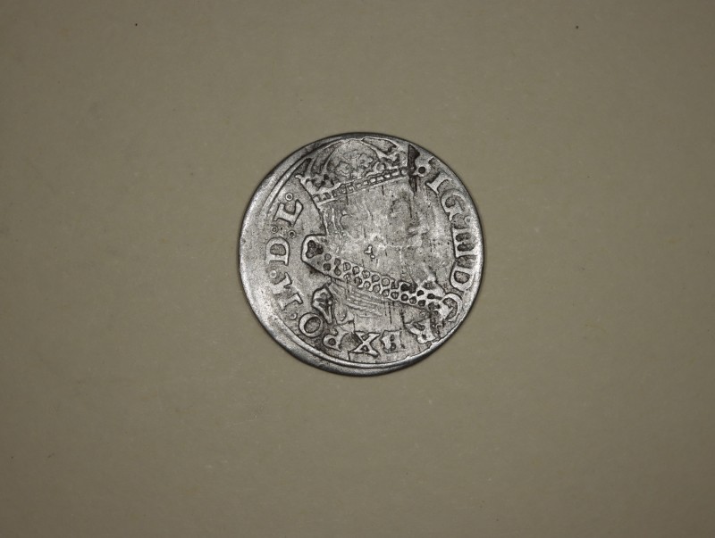 Монета. 1 грош. 1627 р. «Литва». Сигізмунд ІІІ Ваза (1587-1632)