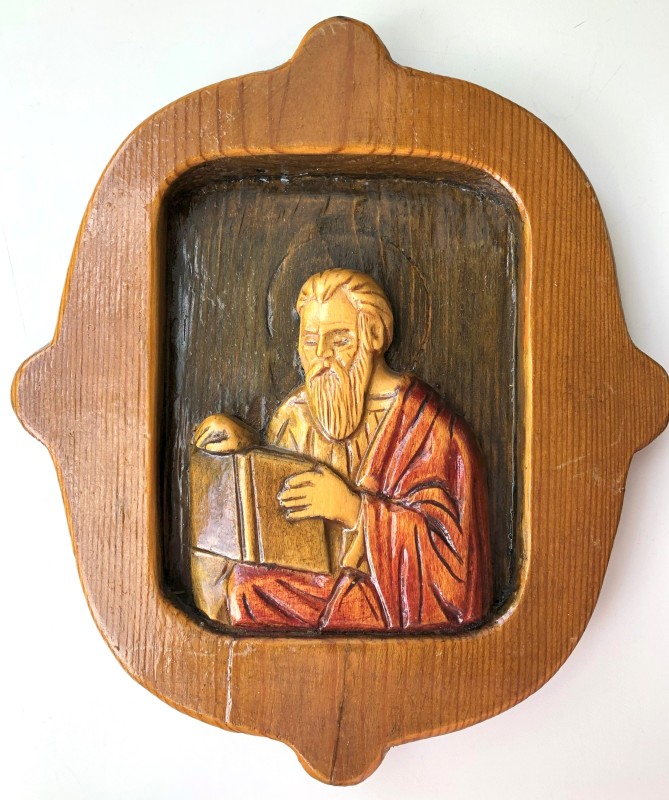 Барельєф різьблений «Мудрець»