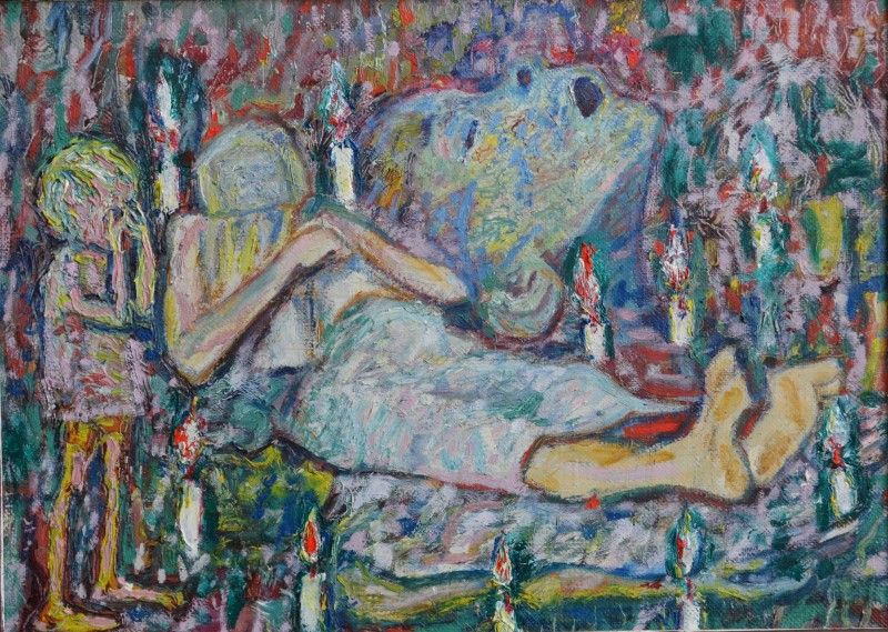 Картина. Надія Падурська "Скорбота"