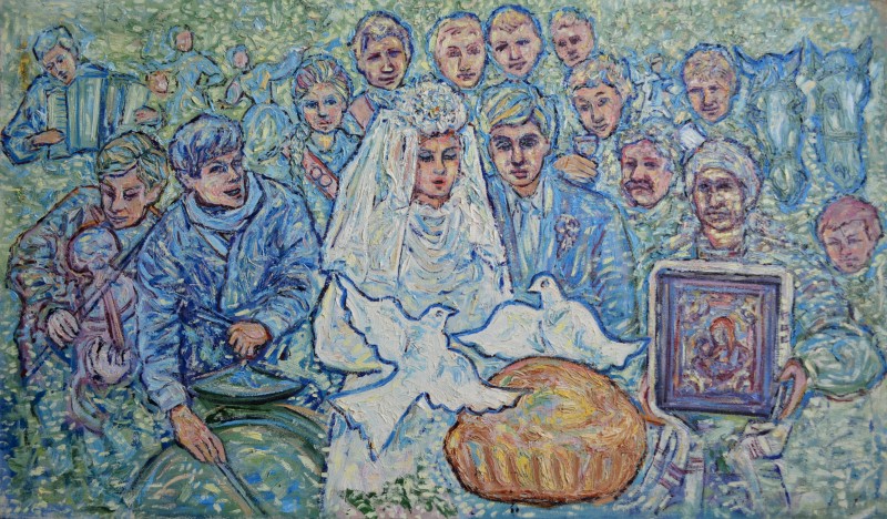 Картина. Надія Падурська "Весілля"