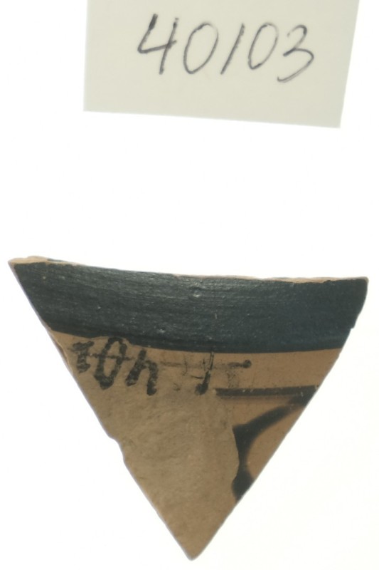 Фрагмент чорнофігурного кіліка