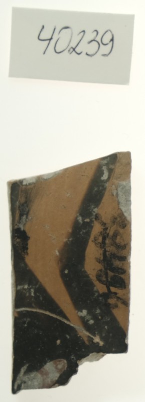 Фрагмент чорнофігурної закритої посудини