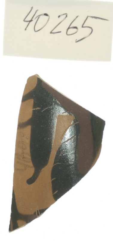 Фрагмент тонкостінної чорнофігурної посудини