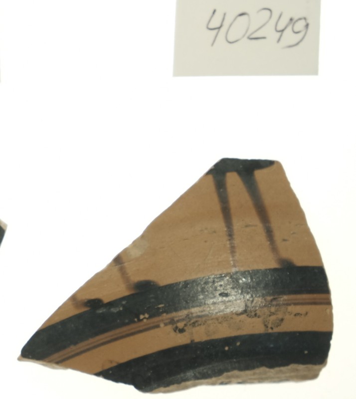 Фрагмент чорнофігурного кіліка (?)