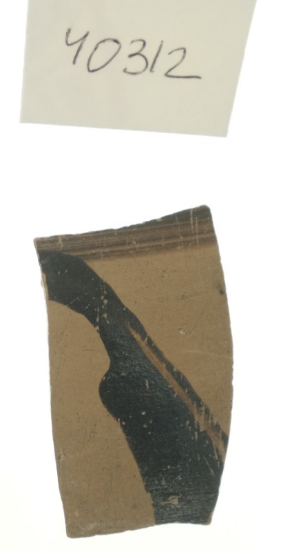 Фрагмент стінки чорнофігурної закритої посудини