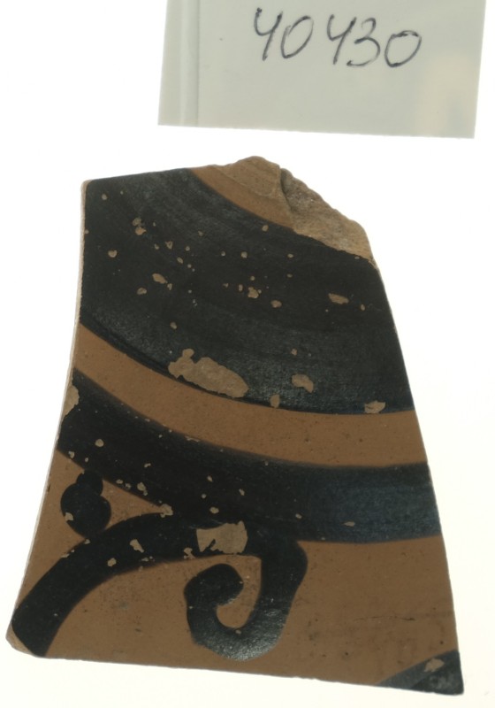 Фрагмент стінки чорнофігурного кіліка