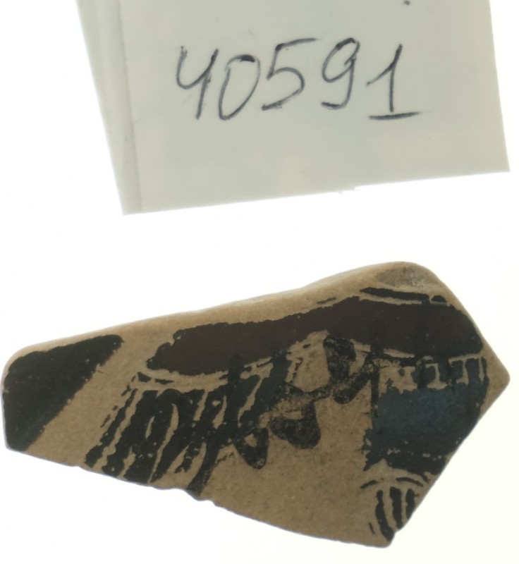 Фрагмент стінки чорнолагового кіліка