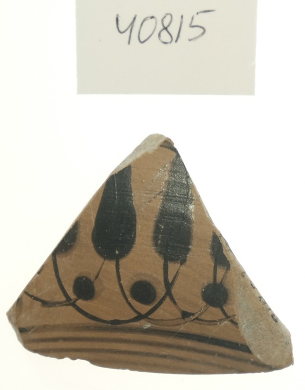 Фрагмент стінки чорнофігурного кіліка