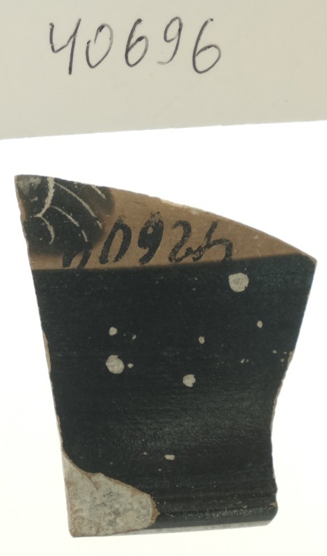 Фрагмент краю та стінки чорнофігурного кіліка