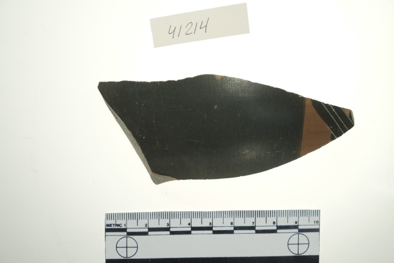 Фрагмент чорнофігурної закритої посудини