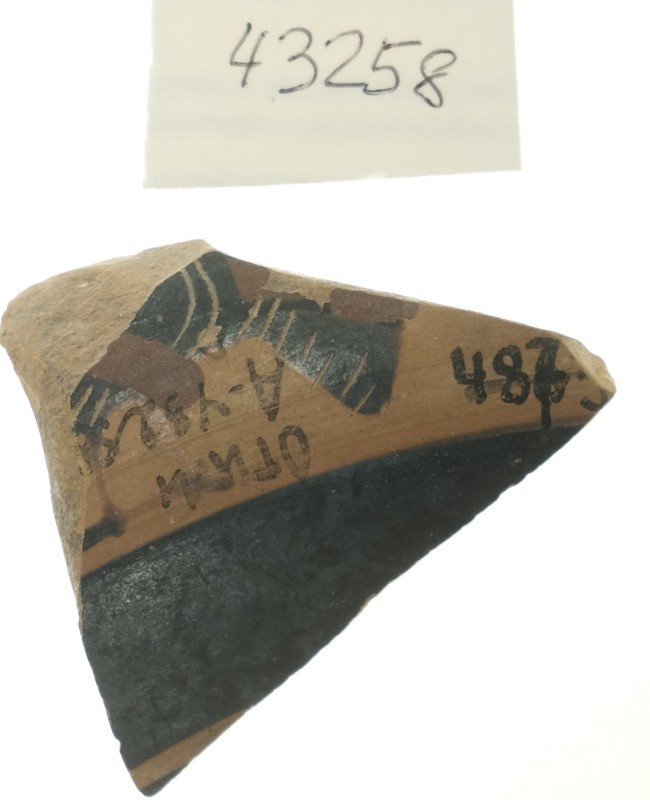 Фрагмент чорнофігурної посудини