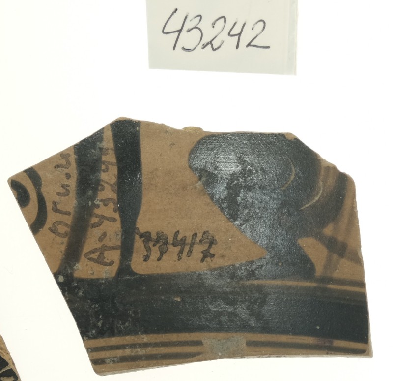 Фрагмент чорнофігурної посудини