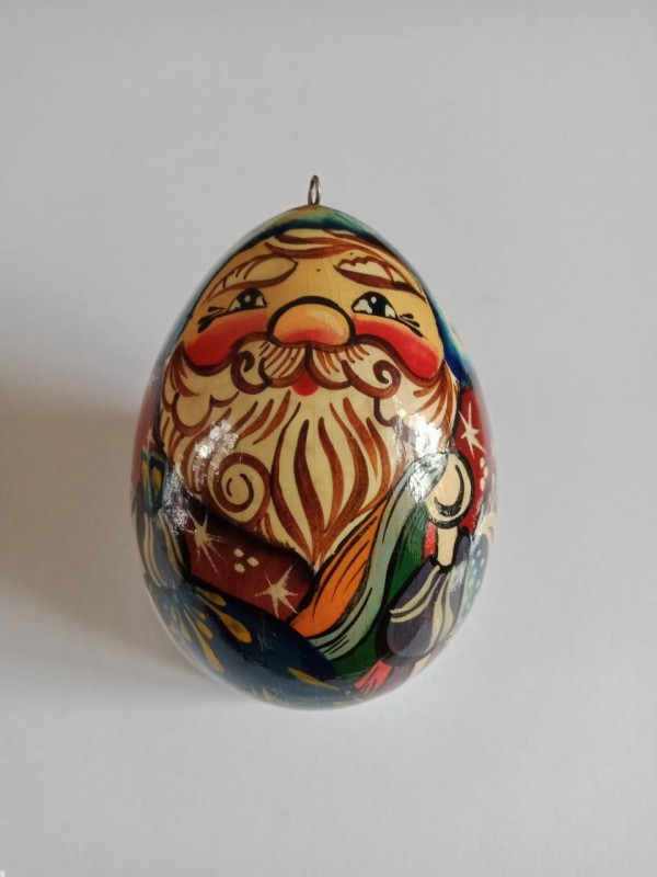 Яйце дерев’яне, розписане