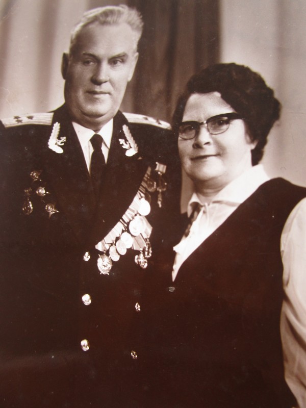 Фото. Глушко Кирило Микитович (1914-1985 рр.) з дружиною Галиною Дмитрівною.