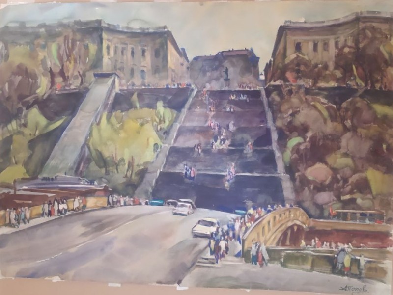 "Одеса. Потьомкінські сходи."