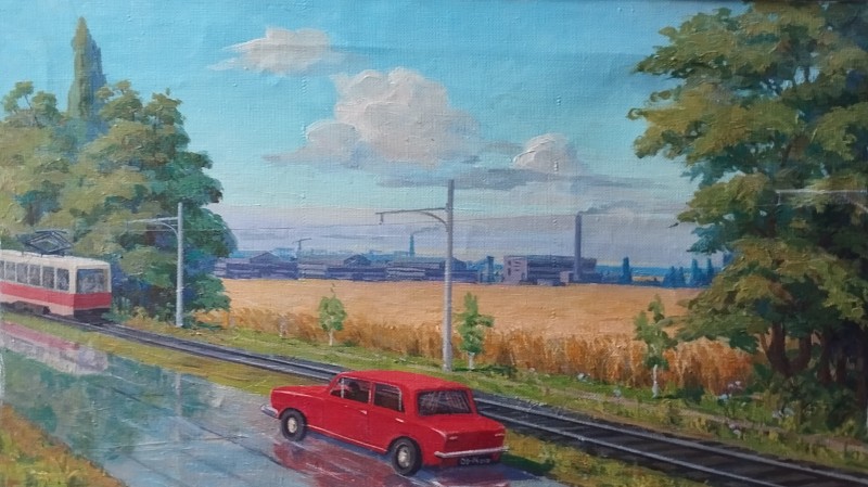 Картина Окраїна міста Конотопа