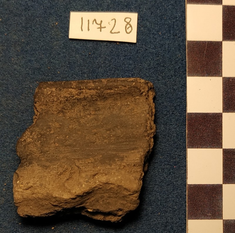 Фрагмент вінець  ліпної сіроглиняної посудини