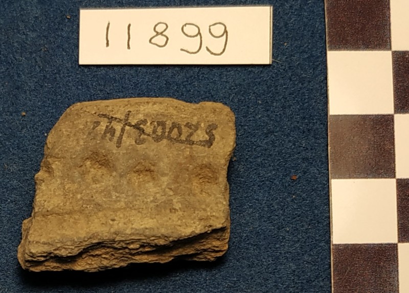 Фрагмент вінець  ліпної сіроглиняної посудини