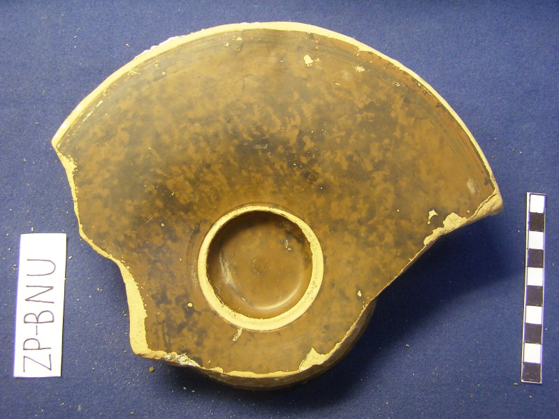 Частина чорнолакового рибного блюда