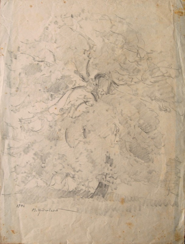 Дерево. Франція. 1946