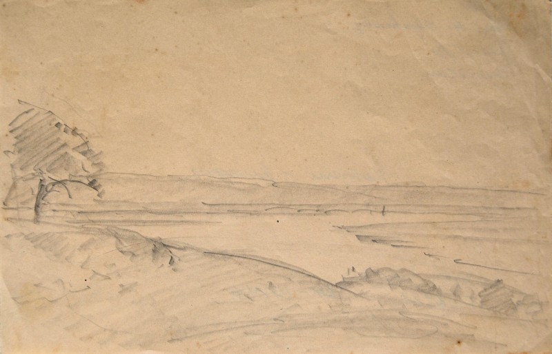 Пейзаж з річкою