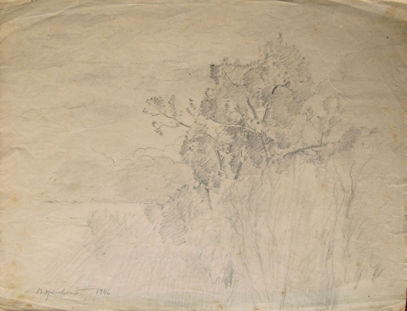 Пейзаж. Франція. 1946