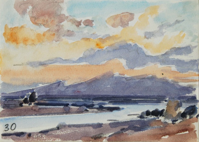 Захід сонця над Затокою. 1970-і