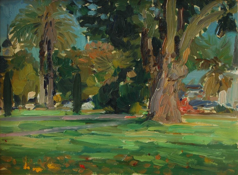 Парк Голден Гейт. Сан-Франциско. Етюд. 1956