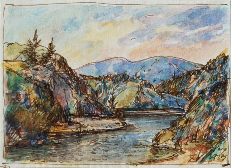 У горах Каліфорнії. 1973