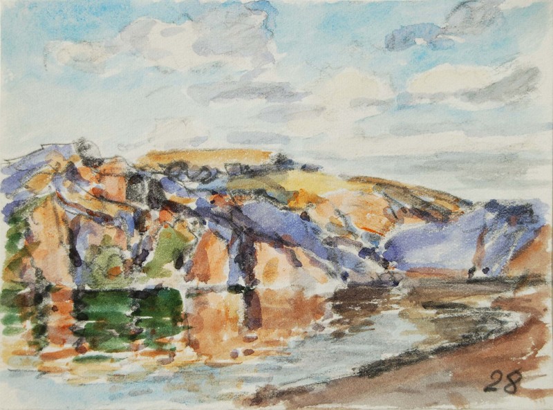 Скелі, р. Рось біля села Хахітва. 1970-і