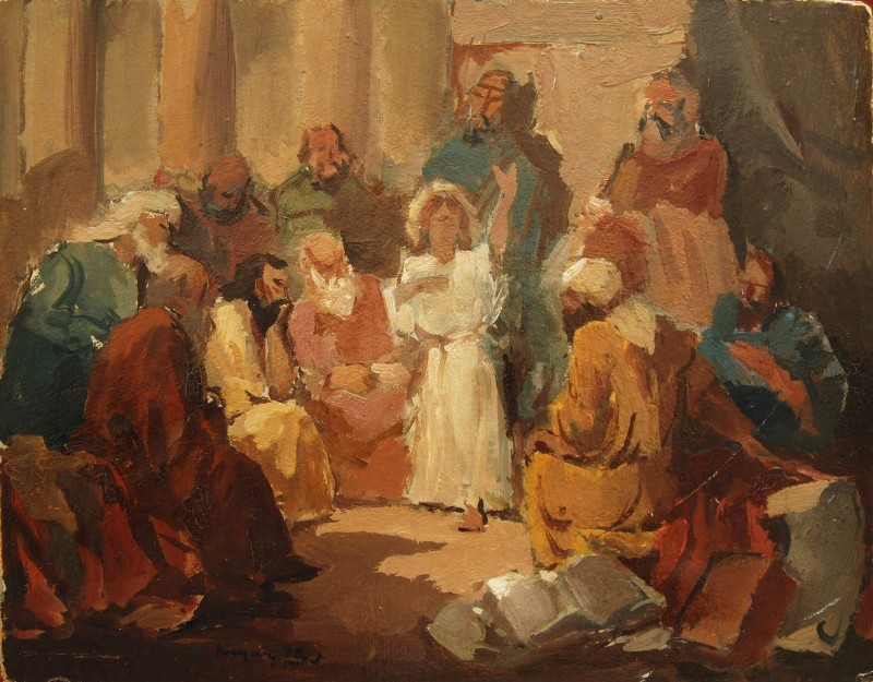 Христос-отрок серед фарисеїв у храмі. 1948