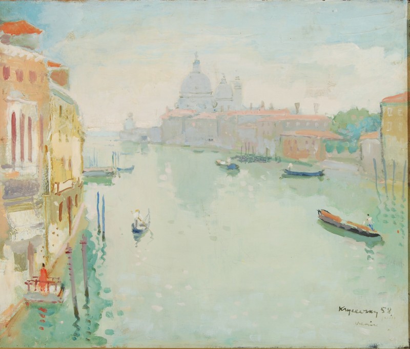 Венеція. Великий канал. 1958